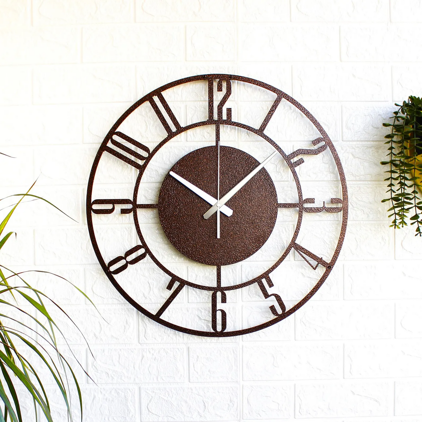 Vuslo Unique Copper Wall Clock