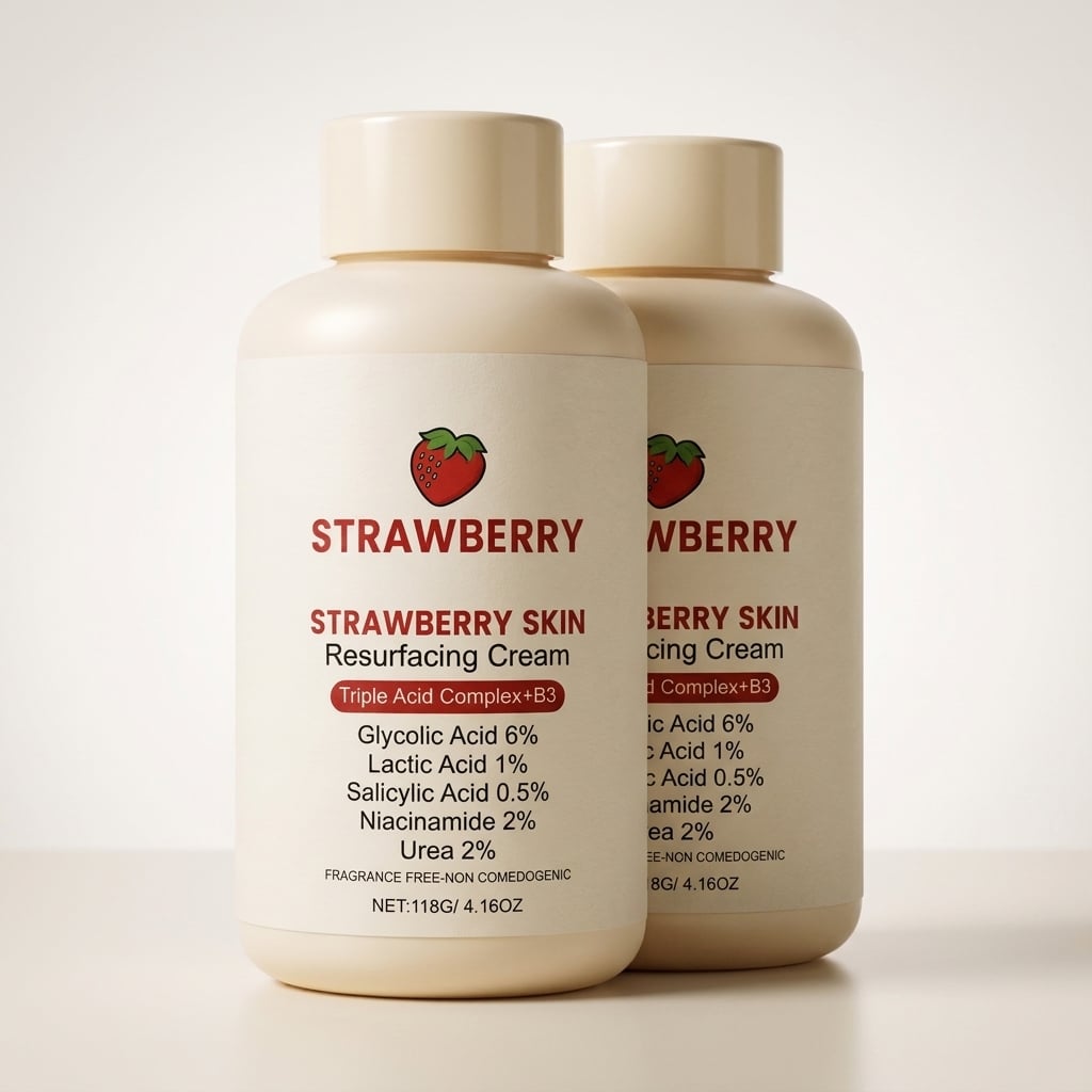 2 bottles of Strawberry Skin Cream